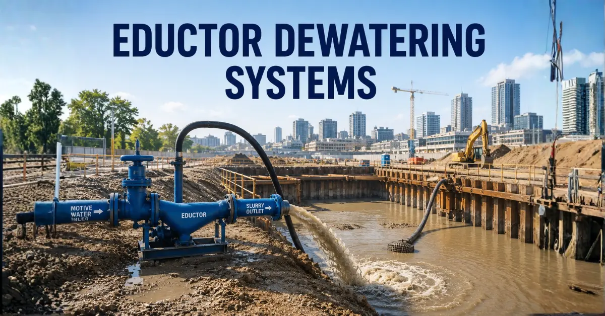 Eductor Dewatering Systems